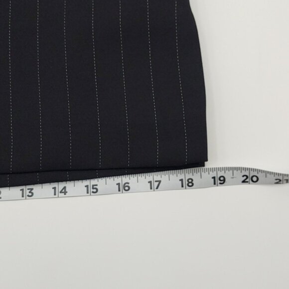 Tahari ASL Suit Skirt Separates Pinstripe Black White Career Academia 4P - Picture 7 of 9